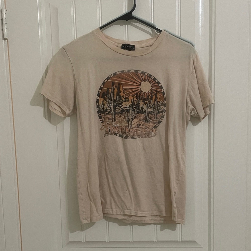 Dry Goods Desert Adventure Beige Tee
